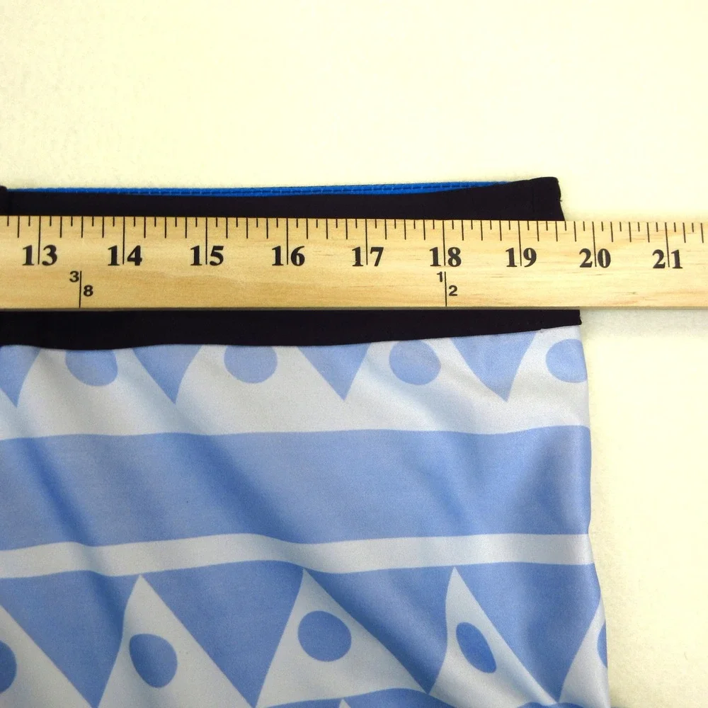 DaHui Board‎ Shorts Mens 38 Blue Black Geometric Print Surf Swim